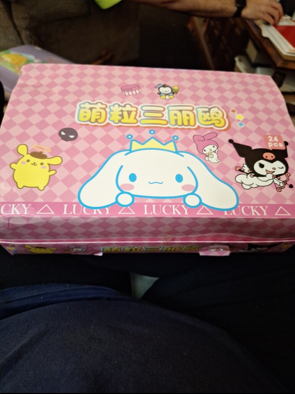 ONE BLIND BOX ADORABLE SANRIO KEY CHAINS HELLO KITTY & FRIENDS CINNAMON, KUROMI
